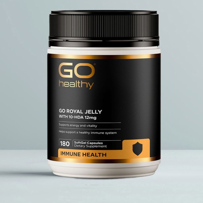 Go Royal Jelly 1000mg - 180គ្រាប់ ស្បែកស្អាត សុខភាពល្អ