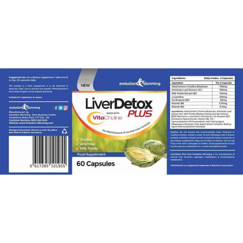 LiverDetox Plus with Vitacholine