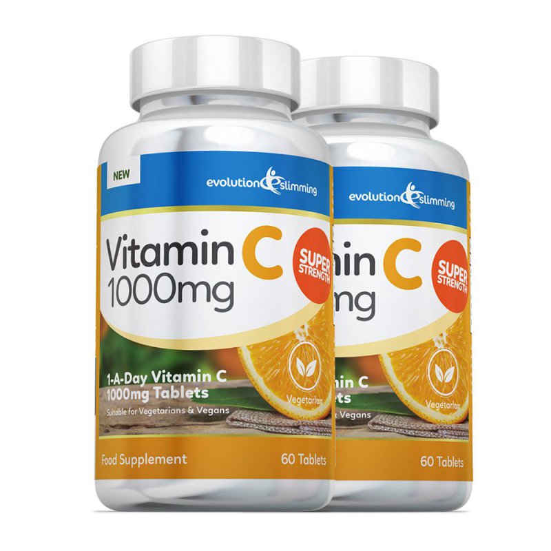 Vitamin C 1000mg Tablets, Suitable for Vegetarians & Vegans
