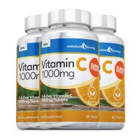 Vitamin C 1000mg Tablets, Suitable for Vegetarians & Vegans