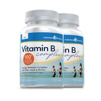 Vitamin B Complex Tablets, 100% RDA, Suitable for Vegetarians & Vegans