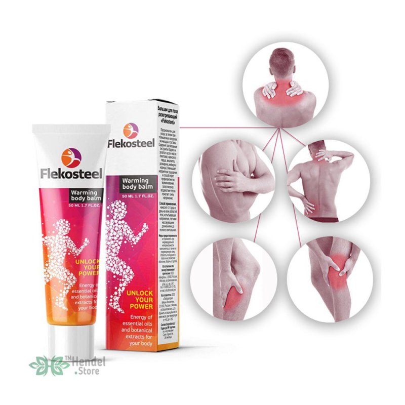 Flekosteel Cream Warming Body Balm