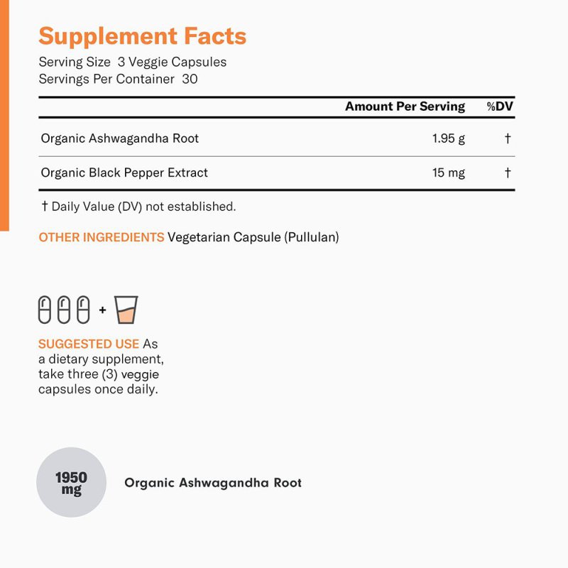Organic Ashwagandha Anxiety & Stress Relief