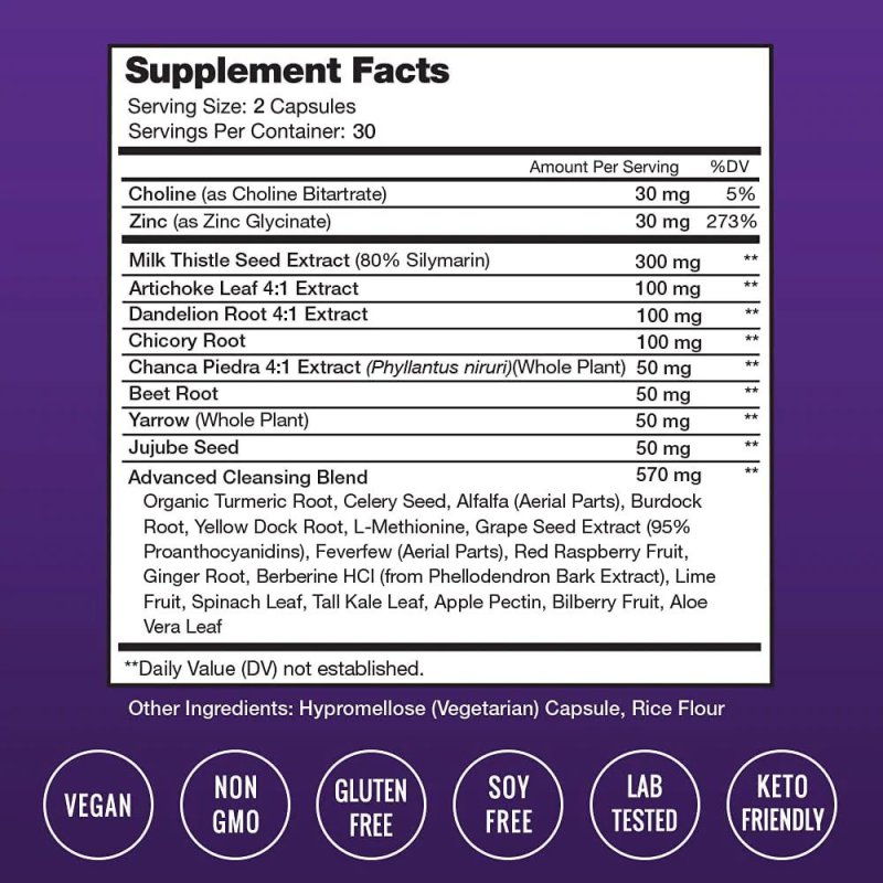 Addressing all areas of liver health from detoxification and cleansing, to regeneration, repair and daily support, this is a one-stop-shop for tip-top liver function.