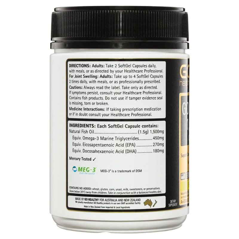 Brain function, Heart health, Joint health, Get rid of fatty liver, Reduce blood pressure, Healthy skin, Healthy hair, Healthy eye.