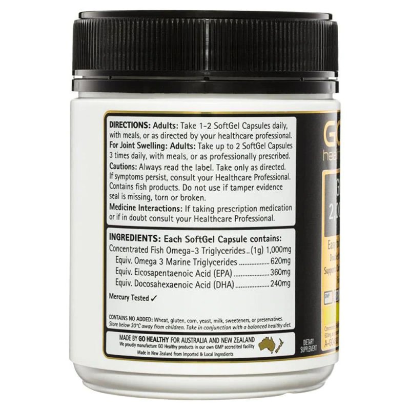 Go Fish Oil 2000mg 230 Capsules