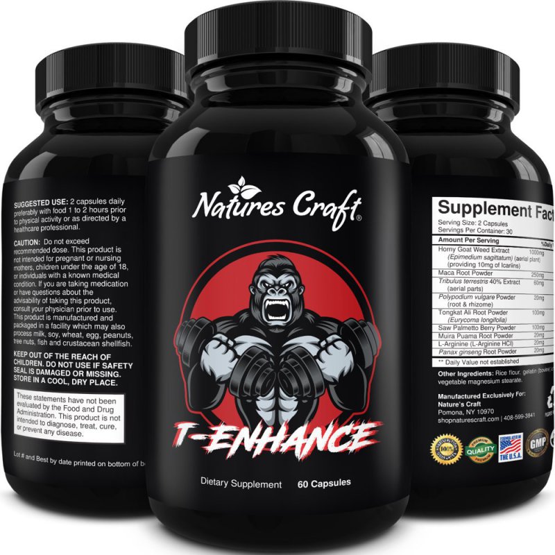 Testosterone Booster for Men for Energy & Metabolism 60ct