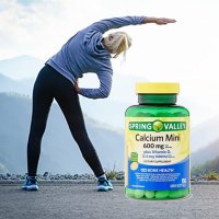 Calcium Mini plus Vitamin D3 Mini Softgels Capsules, 150 Count
