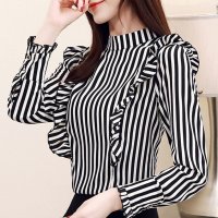 អាវនារីម៉ូតដៃវែងសាច់ស្អាត