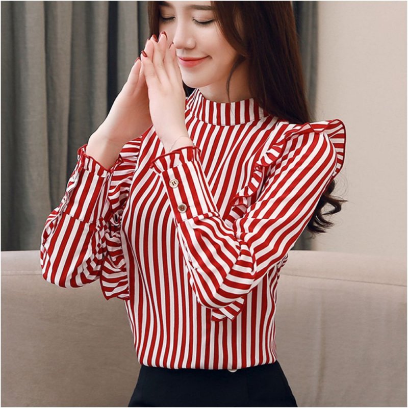 អាវនារីម៉ូតដៃវែងសាច់ស្អាត