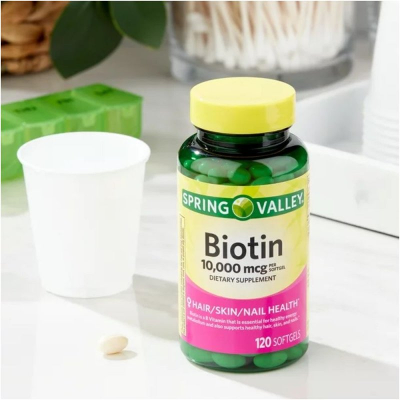 Biotin 1000mcg ជំនួយសក់ ស្បែក ក្រចក 120គ្រាប់