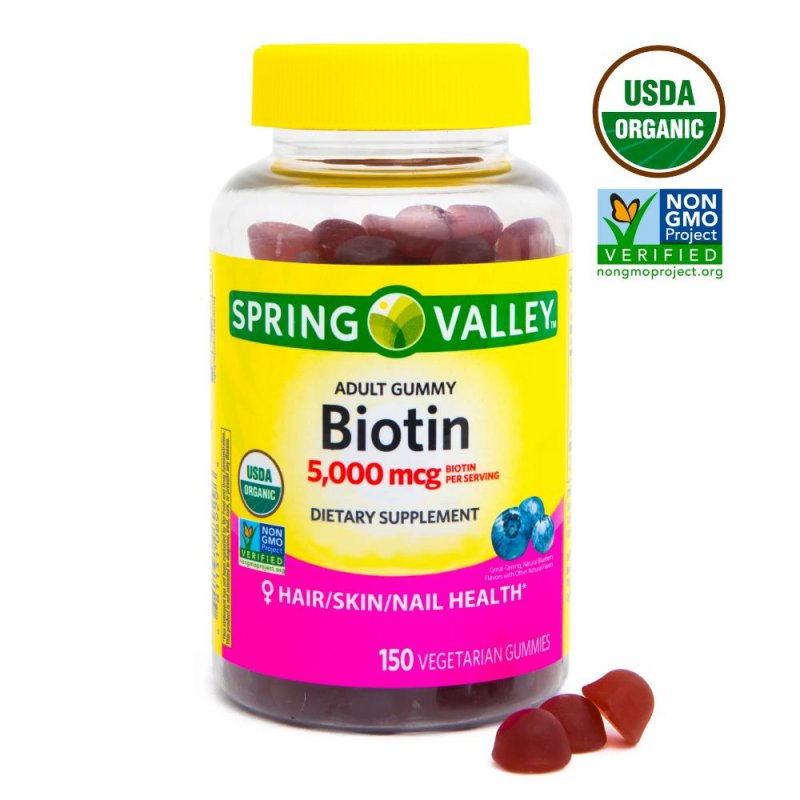 Biotin 5000mcg ជំនួយសក់ ស្បែក ក្រចក 150គ្រាប់